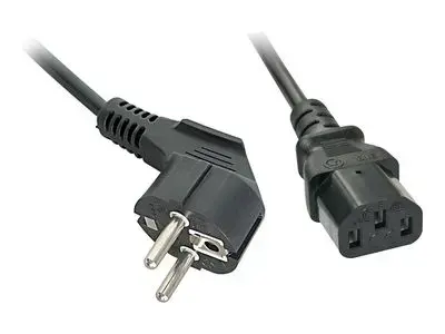 Lindy power cable Schuko IEC Mains Cable - Power CEE 7|7 zu Power IEC 60320 C13 - 70 cm