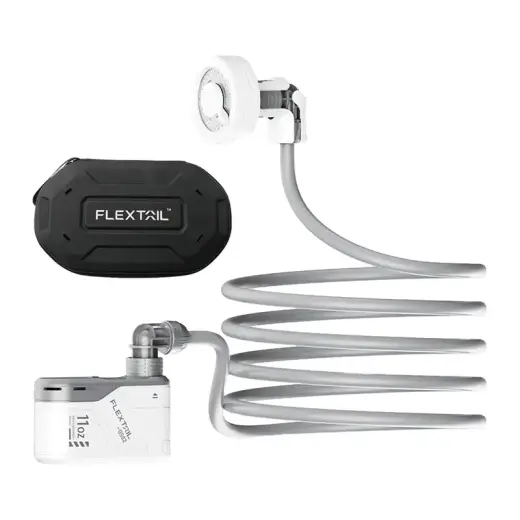 Flextail Max Shower Portable Shower with Case (White)