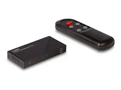 Lindy - video|audio switch - 8K60 - 2 ports