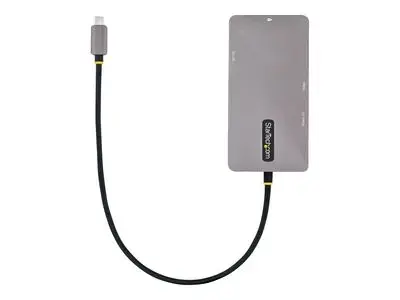 StarTech.com USB C Multiport Adapter - 2x USB A | USB C | 2x HDMI | DisplayPort | LAN | card reader