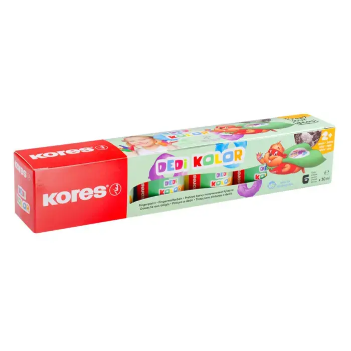 Kores Prikstu krāsas DEDI KOLOR 30 ml, 6 krāsas