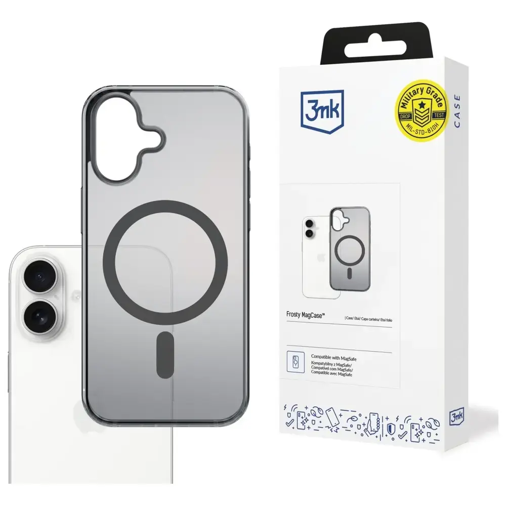 Case 3MK Frosty MagCase for Apple iPhone 17 black