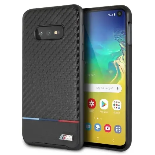 Etui hardcase BMW BMHCS10LPUCARTCBK S10e G970 black|czarny Carbon