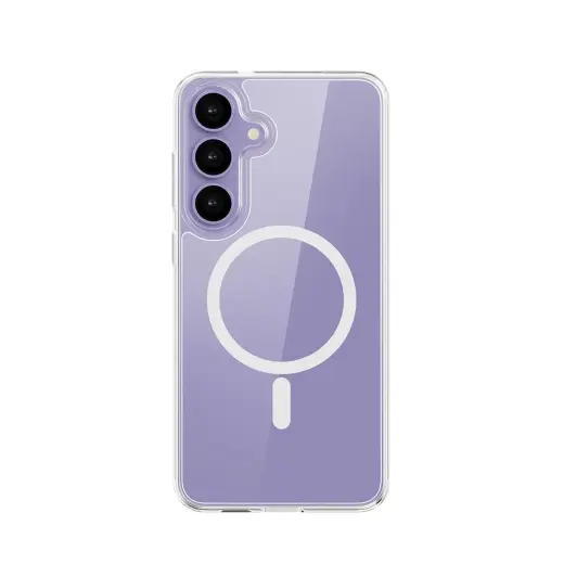 Rock Crystal Transparent Series Magnetic Case for Samsung Galaxy S25 Plus transparent