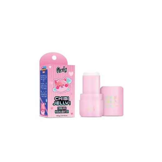 Rude Cosmetics, Chibi Jelly, Illuminating, Highlighter Stick, Suki, 8.5 g