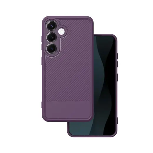 Simple Carbon case for Samsung Galaxy S25 FE purple