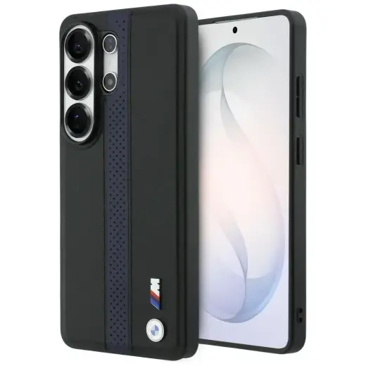 Case BMW Perforated Stripe Logo MagSafe  for Samsung Galaxy S26 Ultra blue