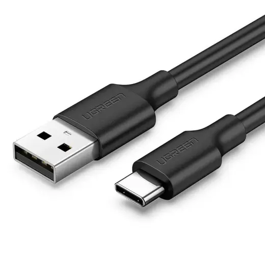 UGREEN US287 datu pārraides un uzlādes vads | USB-C | 10W | 2m | melns