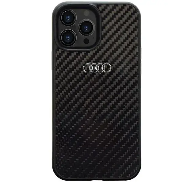 Audi Carbon Fiber iPhone 13 Pro | 13 6.1" black hardcase AU-TPUPCIP13P-R8|D2-BK