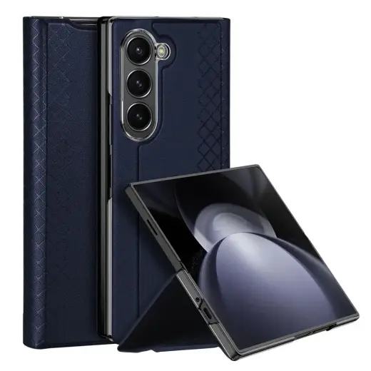 Dux Ducis Bril grāmatveida maciņš telefonam Samsung Galaxy Z Fold 6 (F956) zils