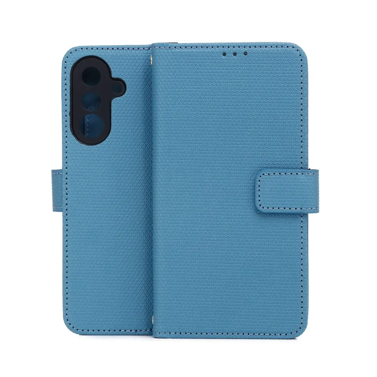 Smart Triangle grāmatveida maciņš telefonam Samsung Galaxy A36 5G (A366) | A56 (A566) zils
