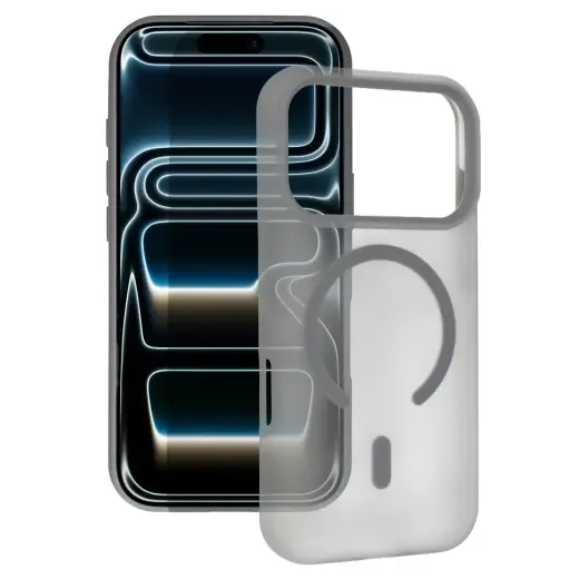 Tel Protect Mist Matte phone case with MagSafe support for Samsung Galaxy S26 Ultra (S948) gray