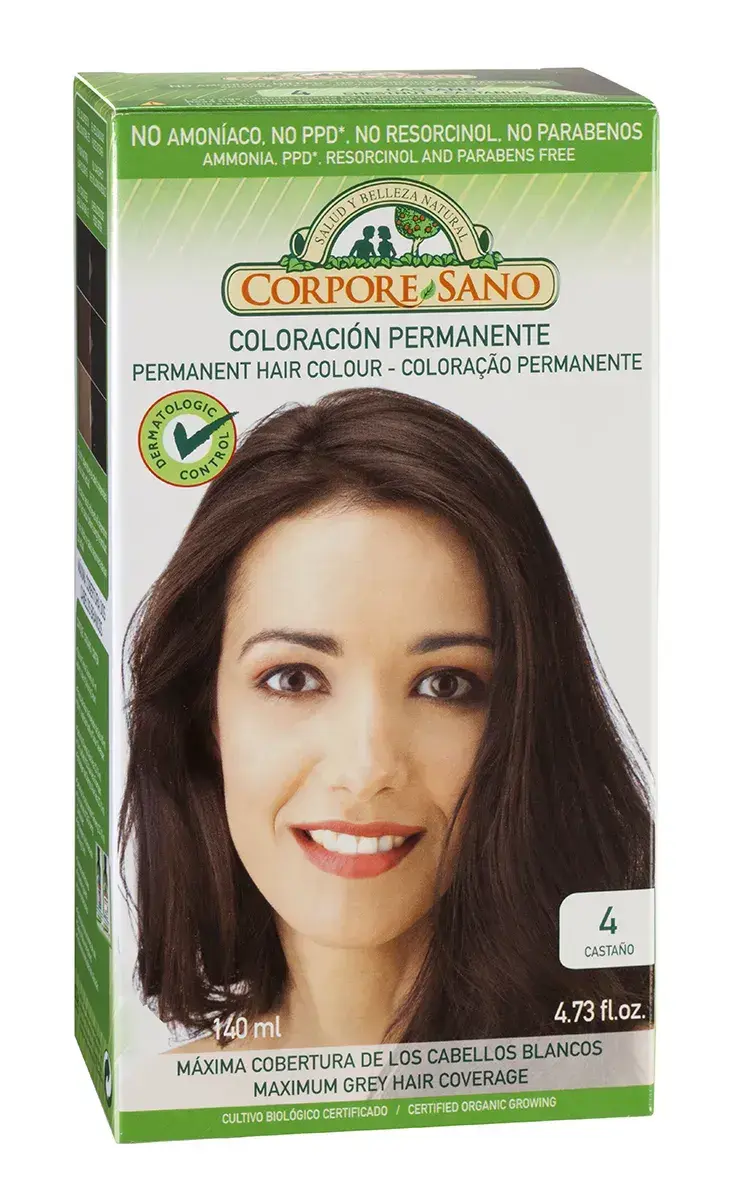 Corpore Tinte 4 Castaño 140ml Bio