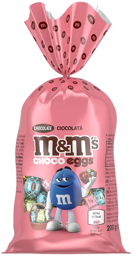 M&MS Choco Moulded Eggs 200g