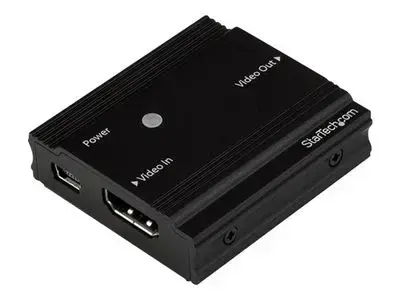 StarTech.com 115 ft. (35 m) 4K HDMI Extender - HDMI Extender - Up To 4K60 - Amplifier|Booster - HDMI to HDMI Booster (HDBOOST4K) - video|audio extender - HDMI