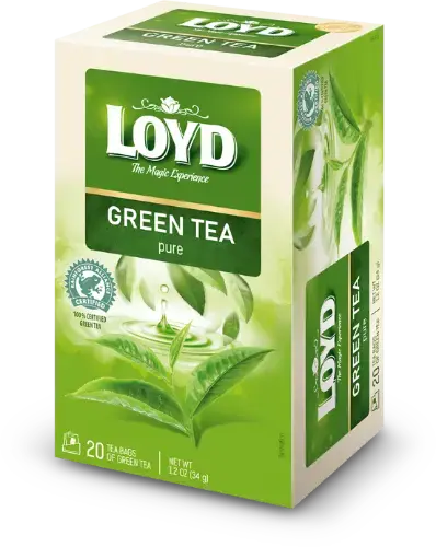 Zaļā tēja LOYD, 20x1,7 g