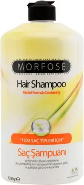 Morfose Hair Shampoo Herbal Formula – Salt-free Herbal Shampoo for All Hair Types, 1000ml