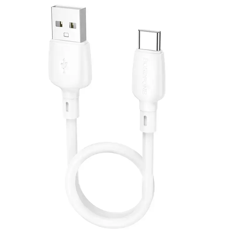 Borofone Cable BX93 Super Power - USB to Type C - 27W 3A 0,25 metres white