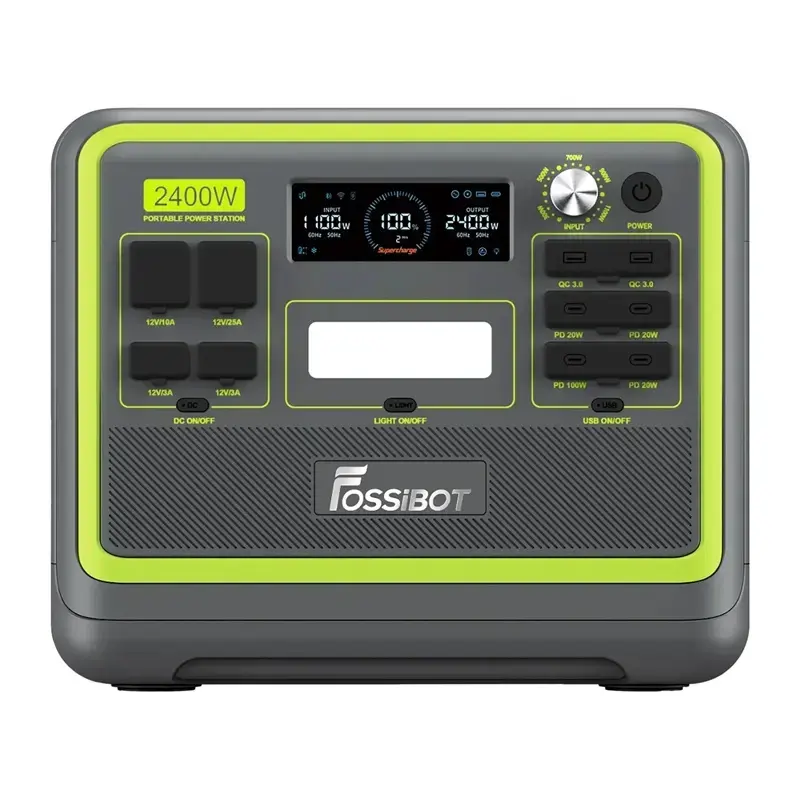 FOSSIBOT F2400 2400W Charging Station (Green)