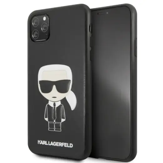 Karl Lagerfeld Embossed Case for iPhone 11 Pro Max Black