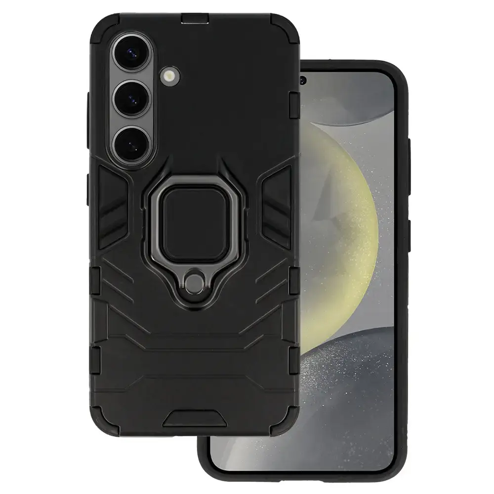 Ring Armor Case for Samsung Galaxy S24 Black