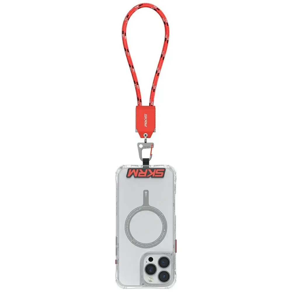 Universal wrist lanyard 2-in-1 cable Skinarma Dyno Ve USB-C|USB-C red