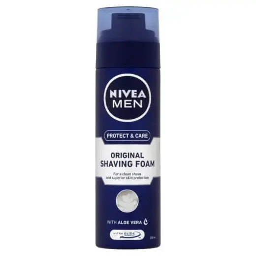 Nivea Men's Shaving Foam Protect & Care - Shaving Cream - 200ml