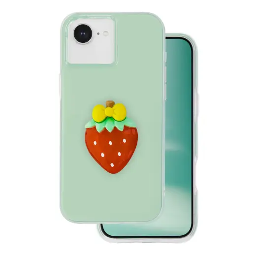 Fruit 2in1 telefoni ümbris iPhone 16e | iPhone 17e roheline