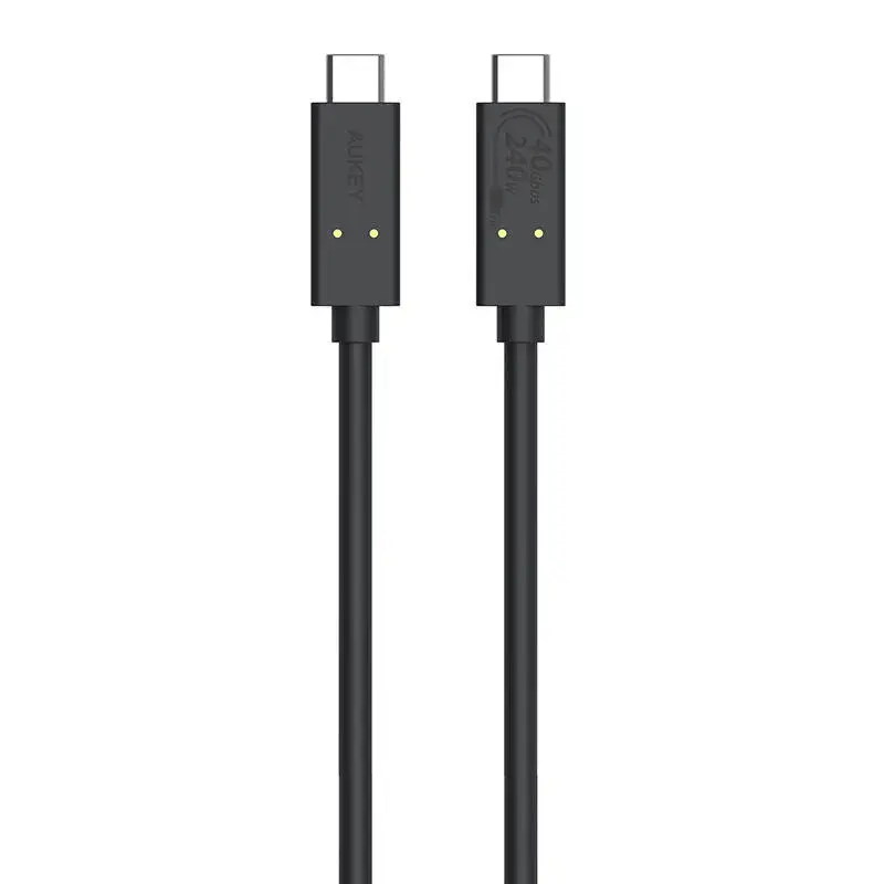 Aukey CB-TCC241 data transfer and charging cable | USB-C to USB-C | 240W | 0.8m | black