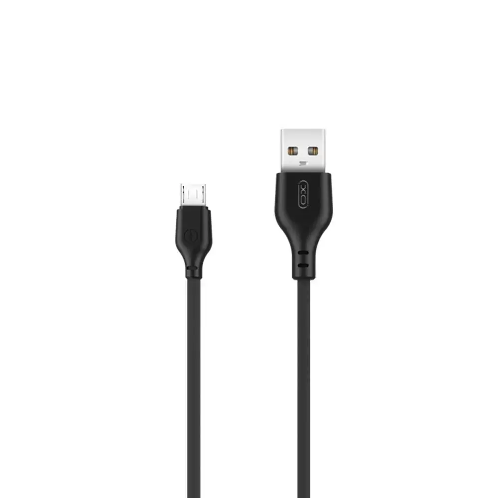 XO NB103 datu pārraides un uzlādes vads | USB-A uz Micro USB | 10.5W | 2m | melns