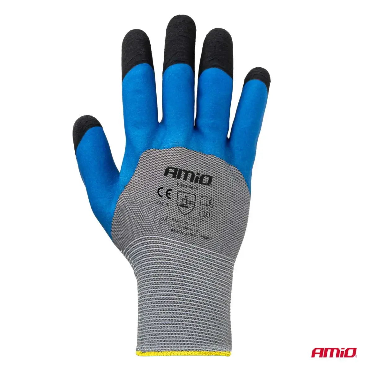 PE Latex 3/4 foamsafety gloves 4 pcs Size 10 (2 pairs), 3131X AMIO-04645
