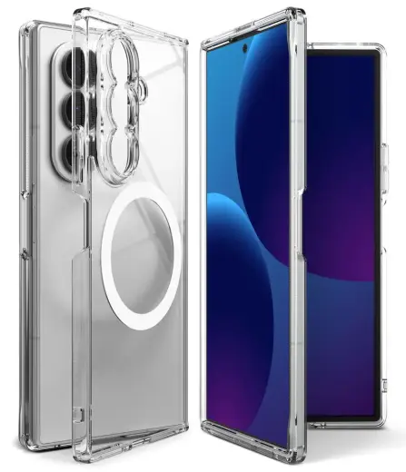 Ringke Fusion telefoni ümbris MagSafe toega Samsung Galaxy Z Fold 8 Ultra (F976) läbipaistev