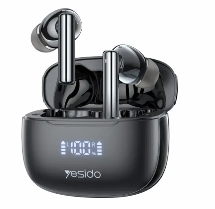 YESIDO IN-EAR PHONES TWS23(ANC) BT 5.3 BLACK