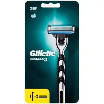 Gillette Mach3 - Shaver + 2 replacement heads