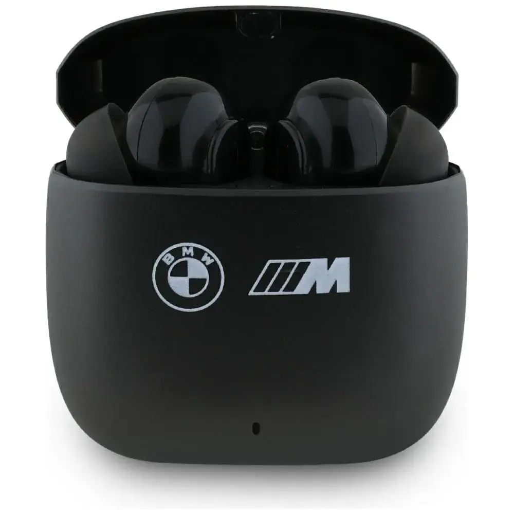 Słuchawki Bluetooth TWS BMW M Metal M    Logo Print ANC-ENC czarny