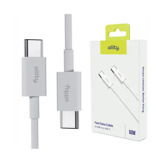 Allity cable AUC-03 USB-C - USB-C 2.0 m 60W white