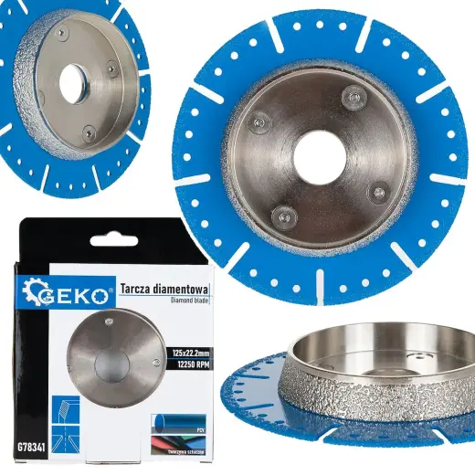 Teemantketas PVC torude lõikamiseks ja faasimiseks 125mm