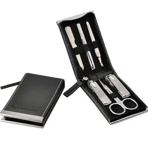 Three-seven Black Manicure Set - 6 Tools
