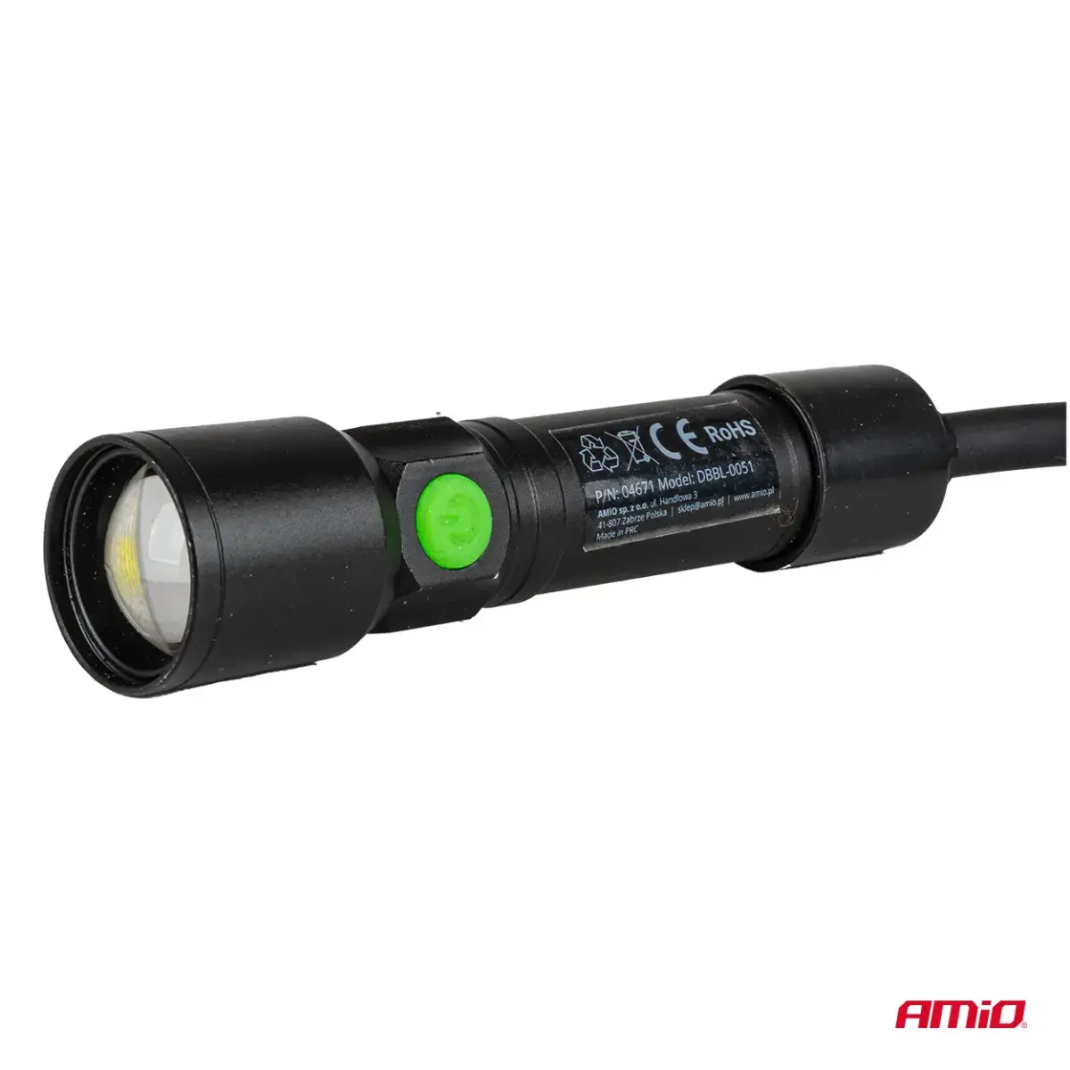 LED inspection lamp 2xP50 1000mAh (BATT) AMIO-04671