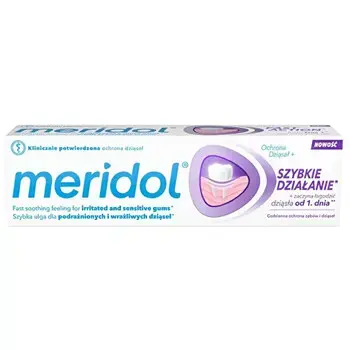 Meridol Fast Action Toothbrush - Zubní pasta 75ml