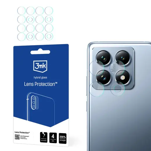 Hybrid Glass for Camera Lens 3mk Lens Protection for Xiaomi 14T | 14T Pro