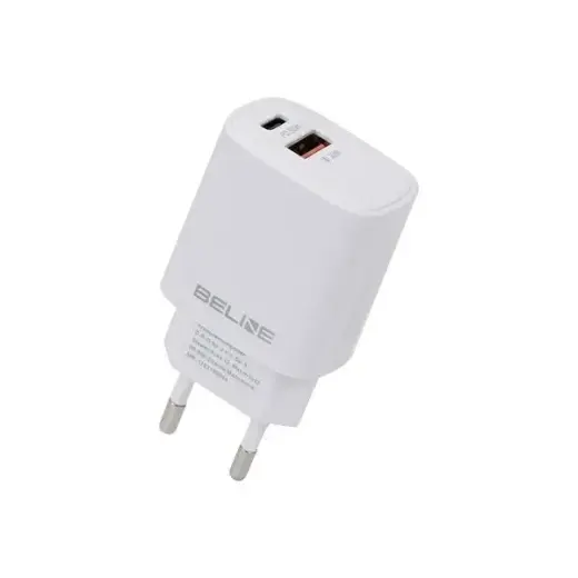 Charger wall travel charger | 30W | GaN | USB-C, USB-A | white