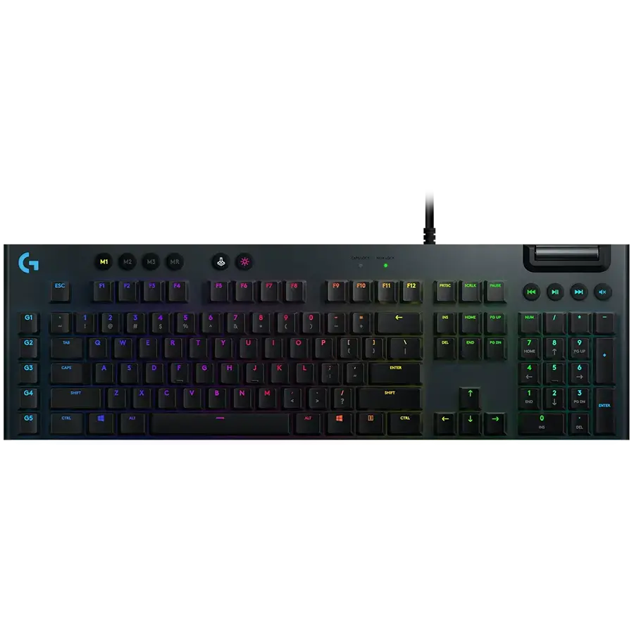 LOGITECH G815 Corded LIGHTSYNC Mechanical Gaming Keyboard - CARBON - US INT'L - CLICKY