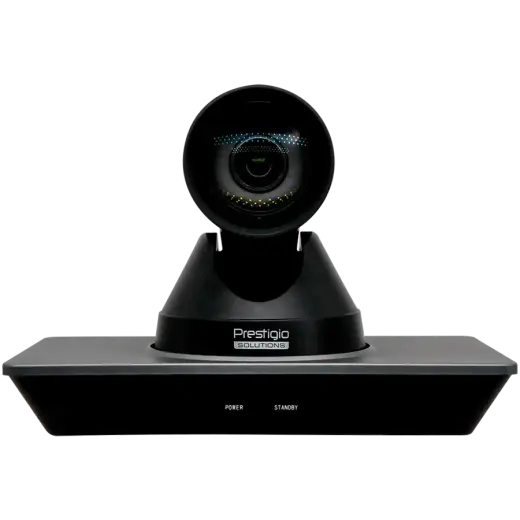 Prestigio Solutions Video Conferencing 4K PTZ Camera: 4K, 8.5MP, No mic, Connection via HDMI 2.0, USB 3.0 or RJ45