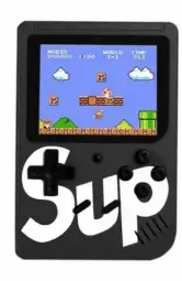 RoGer Retro mini Game Console with 400 Games Black