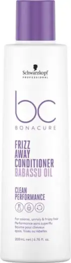 Schwarzkopf BC Bonacure Away Conditioner (unruly and Frizzy Hair) - 200 Ml