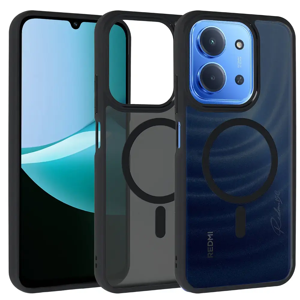 Full Matte Mag Cover for Xiaomi Redmi 15C 4G/5G black