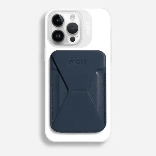 Moft X Mini Self-Adhesive Wallet and Phone Stand deep blue