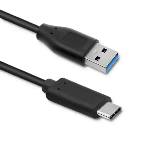 Qoltec datu pārraides un uzlādes vads | USB-C uz USB-A | 1.5m