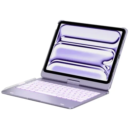 Case Typecase Flexbook Touch with keyboard for iPad Pro 11" M4 2024 / M5 2025 light purple